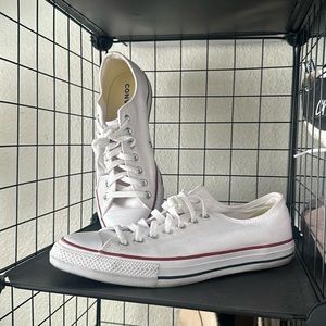 Converse all star white canvas womens 10.5 sneaker